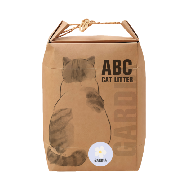 ABC Vegan Cat Litter Gardia Scent 4KG x 6 Bags V666-9360768000102B