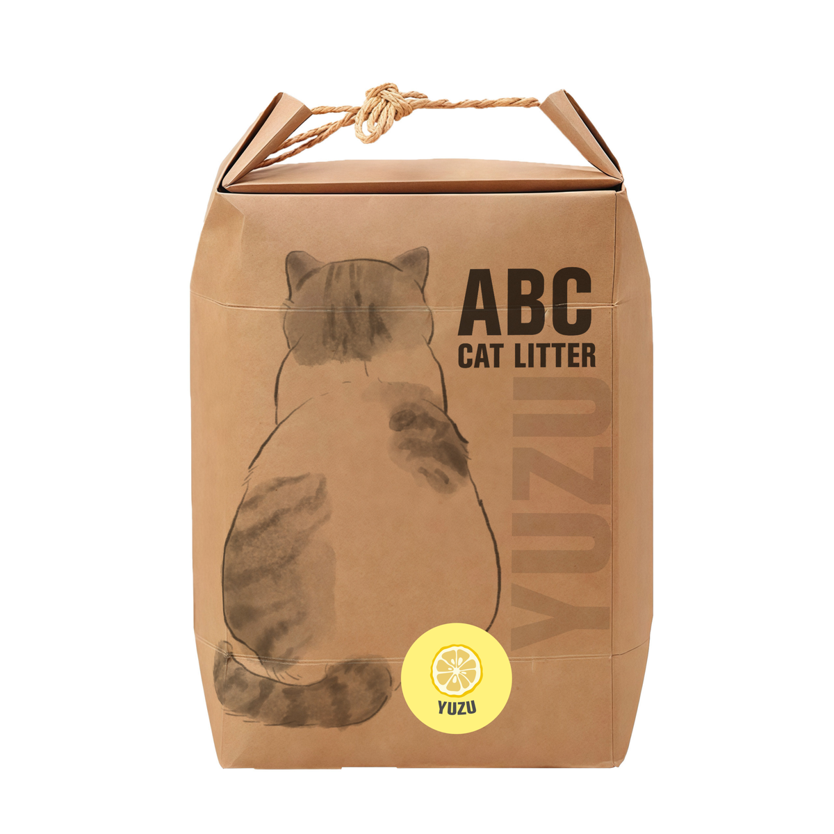 ABC Vegan Cat Litter Yuzu Scent 4KG x 6 Bags V666-9360768000119B