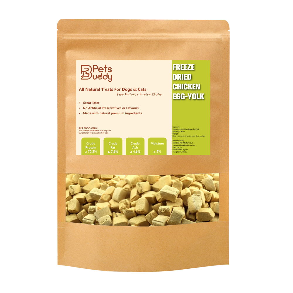 PetsBuddy Freeze Dried Treat Chicken and Egg Yolk 800g V666-PBCY800G