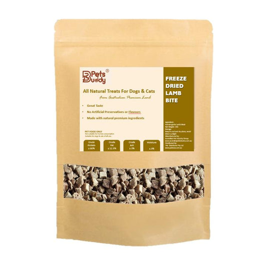 PetsBuddy Freeze Dried Treat Lamb Tongue 1kg V666-PBLT1KG