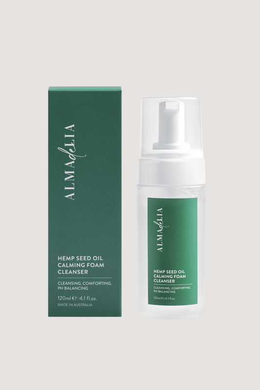 Hemp Seed Oil Calming Foam Cleanser 120ML V668-CLEANSER