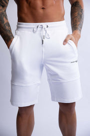 HARD HITTERS SLIM FIT TERRY SHORTS WHITE X-LARGE V697-SLIM-FIT-TERRY-SHORTS-WHITE-X-LARGE