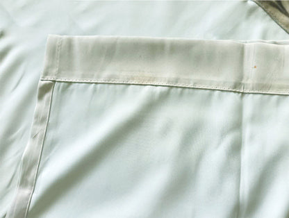 Sea View 3D Printing Blockout Curtains 2x128x160cm PINCH PLEAT Fabric Seascape V702-CNA2-160 HJ2