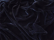 Long Large Velvet Curtains Black PINCH PLEAT 590x270cm + 30 Hooks Polyeste New V702-CNA3-1L NB