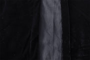 Long Large Velvet Curtains Black PINCH PLEAT 590x270cm + 30 Hooks Polyeste New V702-CNA3-1L NB