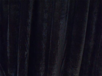 Large Velvet Curtains Black 600cm wide x 230cm Drop PINCH PLEAT+ 30 Hooks New V702-CNA3-1 NB BLACK