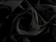 Sheer Voile Curtains 548cm wide 230cm Drop+30 Hooks Pinch Pleat New, Black V702-CNA5-2-1 BLK