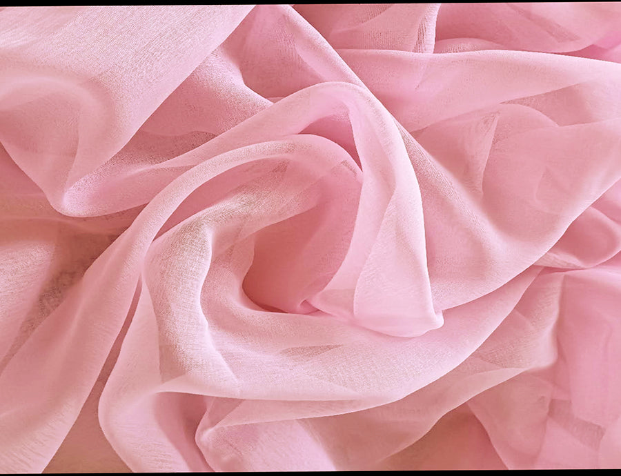 2 Sheer Voile Curtains 544cm wide 230cm drop+30 Hooks Pinch Pleat New Pink V702-CNA5-2-4PINK