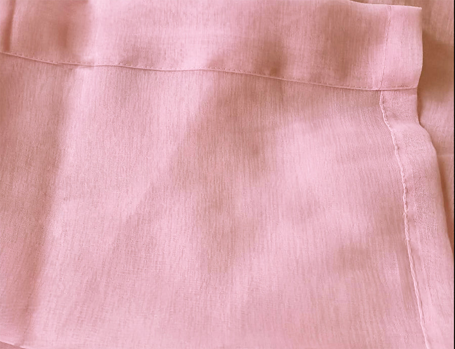 2 Sheer Voile Curtains 544cm wide 230cm drop+30 Hooks Pinch Pleat New Pink V702-CNA5-2-4PINK