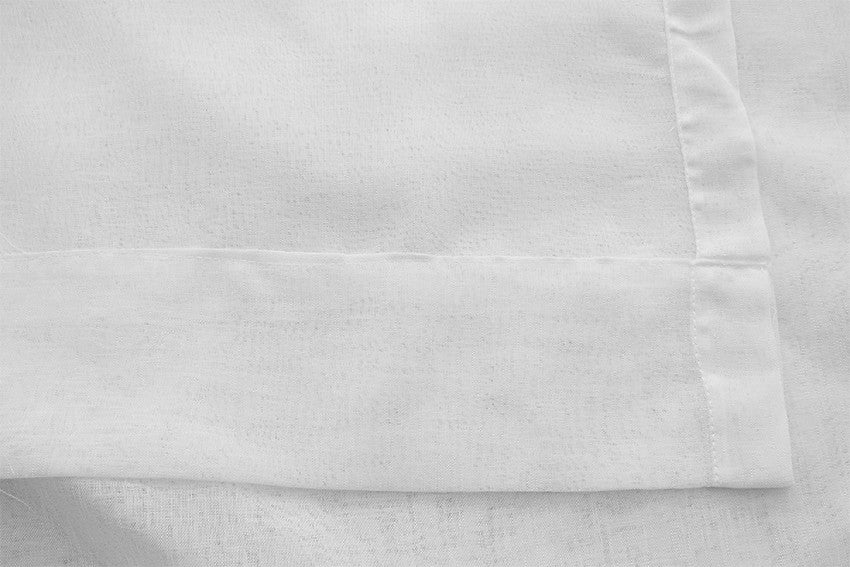 2 Sheer Voile Curtains 530cm wide 230cm long + 30 Hooks New V702-CNA5-2 3M
