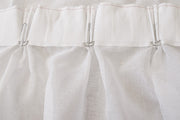 2 Sheer Voile Curtains 530cm wide 230cm long + 30 Hooks New V702-CNA5-2 3M