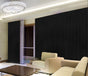 Long Large Thick Black Velvet Curtains 580x270cm+full liner,Blockout,Pinch Pleat V702-CNA7-1L BLACK