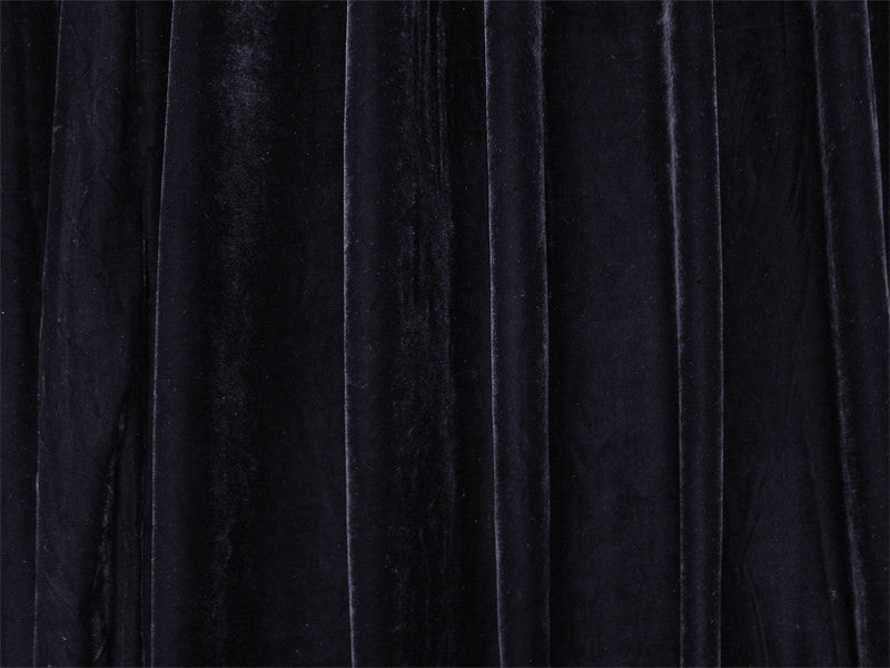 Long Large Thick Black Velvet Curtains 580x270cm+full liner,Blockout,Pinch Pleat V702-CNA7-1L BLACK