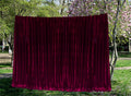 Large Thick Velvet Curtains 590x230cm with full liner 30 hooks Burgundy New V702-CNA7-2 WINE