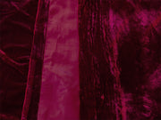 Large Thick Velvet Curtains 590x230cm with full liner 30 hooks Burgundy New V702-CNA7-2 WINE