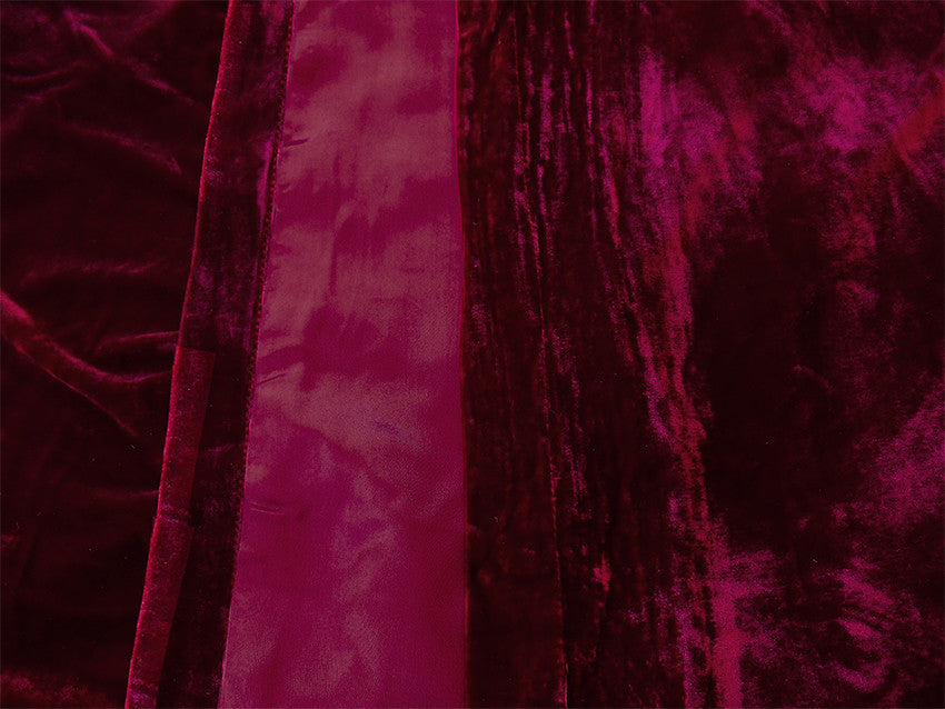 Large Thick Velvet Curtains 590x230cm with full liner 30 hooks Burgundy New V702-CNA7-2 WINE