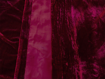 Large Thick Velvet Curtains 590x230cm with full liner 30 hooks Burgundy New V702-CNA7-2 WINE