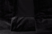 Large Thick Velvet Blockout Curtains 600x 270cm PINCH PLEAT 2 panel+Hooks Black V702-CNA9-1LG BLACK