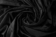 Large Thick Velvet Blockout Curtains 300x 270cm PINCH PLEAT 1 panel+Hooks Black V702-CNB9-1LG BLACK SINGLE