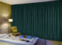 Large Thick Faux Mink Velvet Curtains 270x 230cm+15 Hooks Pinch Pleat, Green,New V702-CNY11-7 GREEN SINGLE