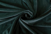 Large Thick Faux Mink Velvet Curtains 270x 230cm+15 Hooks Pinch Pleat, Green,New V702-CNY11-7 GREEN SINGLE