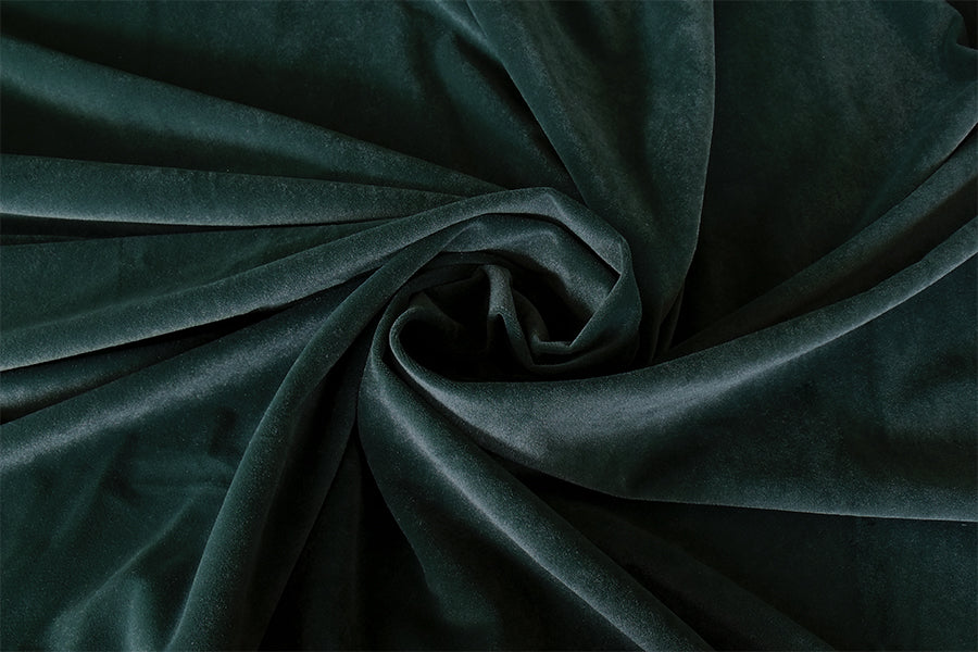 Large Thick Faux Mink Velvet Curtains 270x 230cm+15 Hooks Pinch Pleat, Green,New V702-CNY11-7 GREEN SINGLE