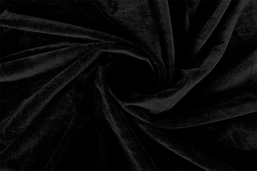 Large Thick Faux Mink Velvet Curtains Blockout 550x 230cm+Hook Pinch Pleat Black V702-CNZ11-1 BLACK