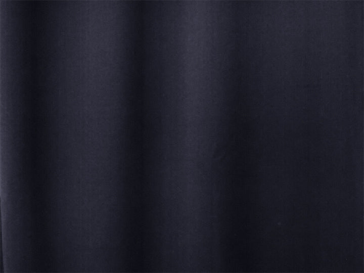 Blockout Curtains 2pcs 137x160cm PINCH PLEAT Blackout High Level Fabric Black V702-DZCNZ2-160