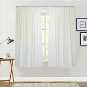 Milk White Curtains 260x160cm PINCH PLEAT High Level Fabric 2 Panels for wall V702-DZCNZ2-2-160