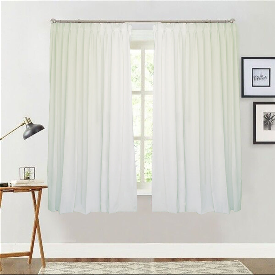 Milk White Curtains 260x160cm PINCH PLEAT High Level Fabric 2 Panels for wall V702-DZCNZ2-2-160