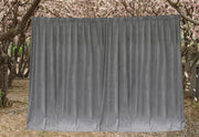 Large Thick Velvet Blockout Curtains 550x 230cm PINCH PLEAT 2 panel+Hooks Grey V702-V702-CNX9-10