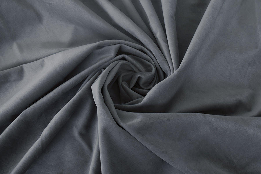 Large Thick Velvet Blockout Curtains 550x 230cm PINCH PLEAT 2 panel+Hooks Grey V702-V702-CNX9-10