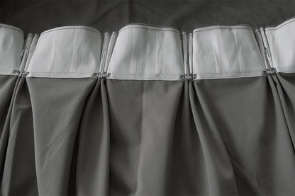 Large Thick Velvet Blockout Curtains 550x 230cm PINCH PLEAT 2 panel+Hooks Grey V702-V702-CNX9-10