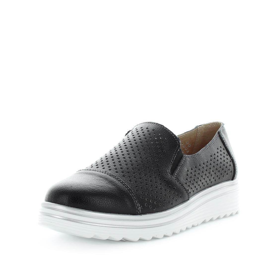 JUST BEE Women's CRISTA Loafers / Slip ons Black Smooth 40EU V717-JBCRISTA-BLACKSMOOTH-40