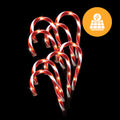 Solar Candy Cane Path Lights - 8 Pack, 32cm V720-XA8885