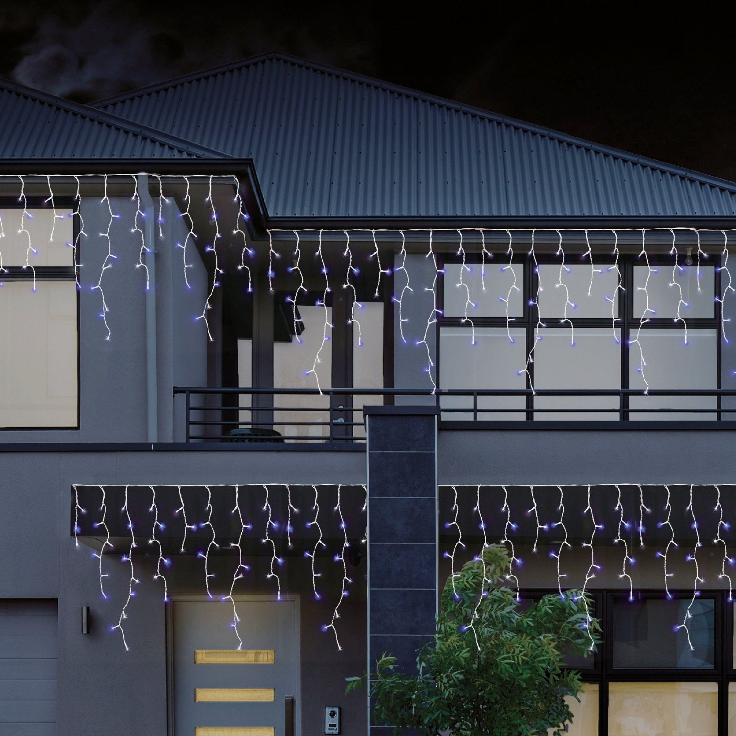 960 LEDs Snowing Icicle Lights - available in 4 Colors - Multicolor V720-XB0137M