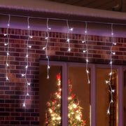 960 LEDs Snowing Icicle Lights - available in 4 Colors - Warm White V720-XB0137WW