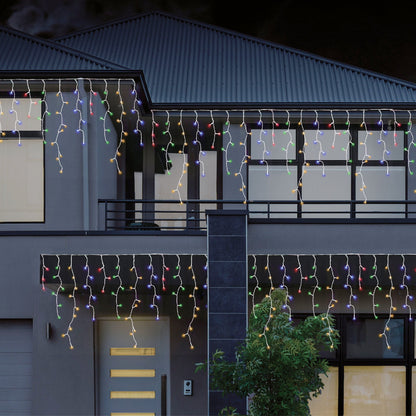960 LEDs Snowing Icicle Lights - available in 4 Colors - Warm White V720-XB0137WW