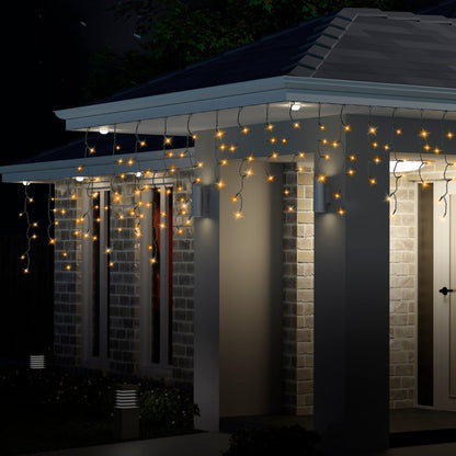 300 LED Icicle Flashing Lights available in 4 Colors - Cool White V720-XB0141