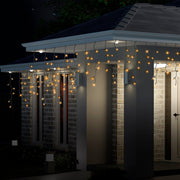 300 LED Icicle Flashing Lights available in 4 Colors - Blue & White V720-XB0144