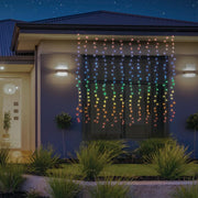 LED Curtain Lights Rainbow Color available in 2 sizes - 1.8 meter V720-XB4912C-1