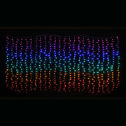 LED Curtain Lights Rainbow Color available in 2 sizes - 1.8 meter V720-XB4912C-1