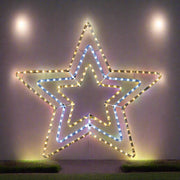LED Ropelight 3-in-1 Star Flash Warm-Cool-Warm - Multicolor V720-XL0000063
