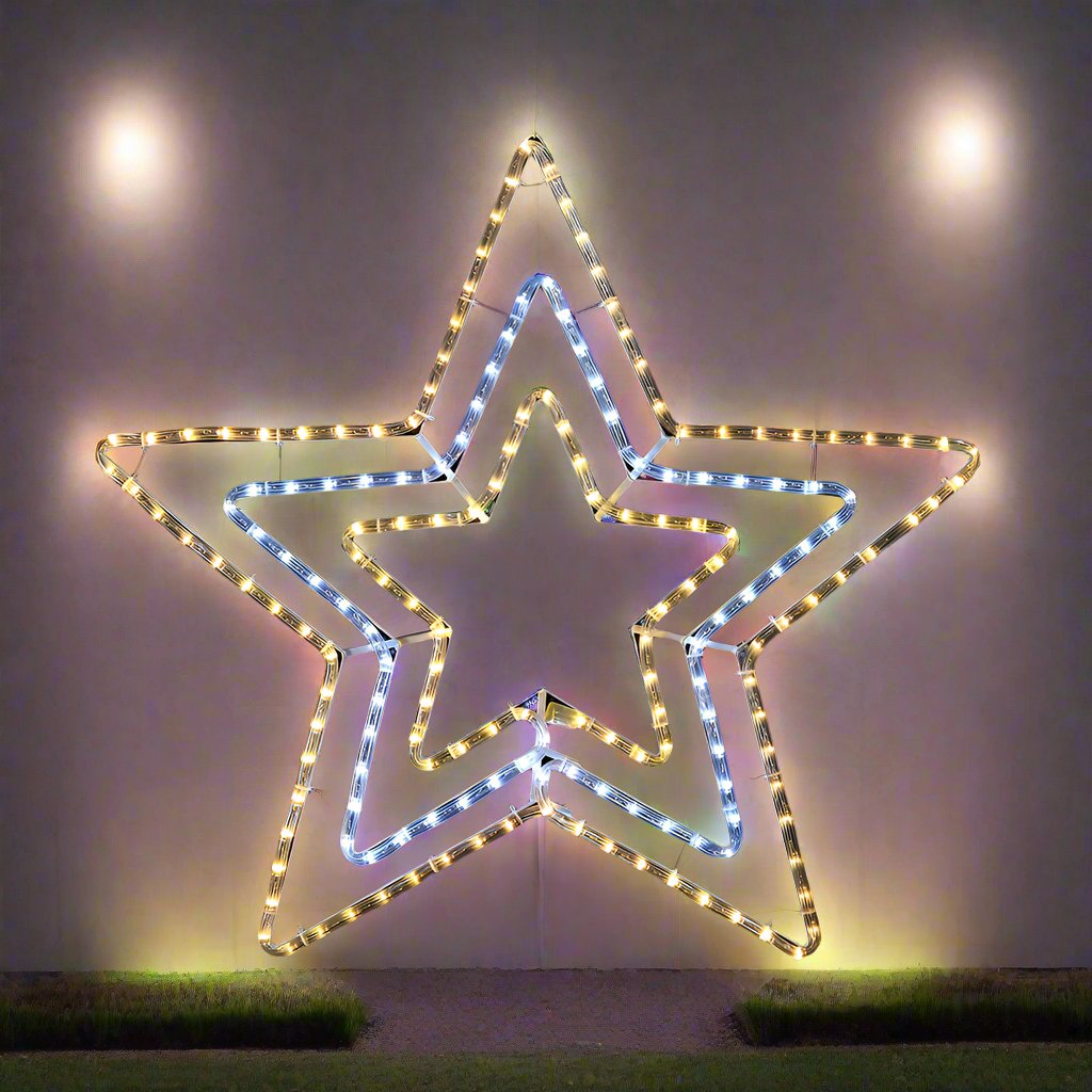 LED Ropelight 3-in-1 Star Flash Warm-Cool-Warm - Multicolor V720-XL0000063