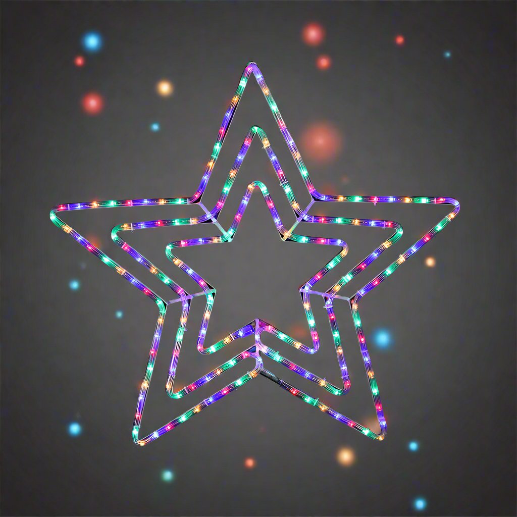LED Ropelight 3-in-1 Star Flash Warm-Cool-Warm - Multicolor V720-XL0000063