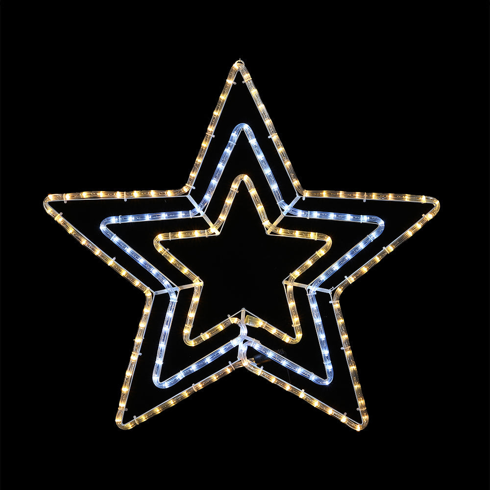 LED Ropelight 3-in-1 Star Flash Warm-Cool-Warm - Multicolor V720-XL0000063