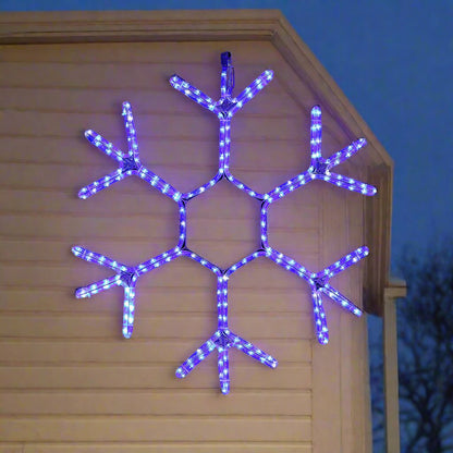 LED Ropelight Snowflake Twinkle Cool White V720-XL0000066