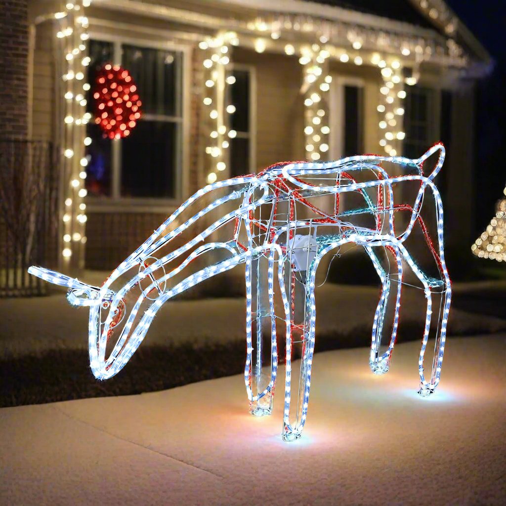 LED Ropelight Standing Reindeer Small Moving Cool White available in 2 types - Standing V720-XL0000067