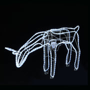 LED Ropelight Standing Reindeer Small Moving Cool White available in 2 types - Feeding V720-XL0000068