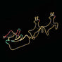 LED Ropelight Double Reindeer Sleigh Twinkle Lights V720-XL0000069